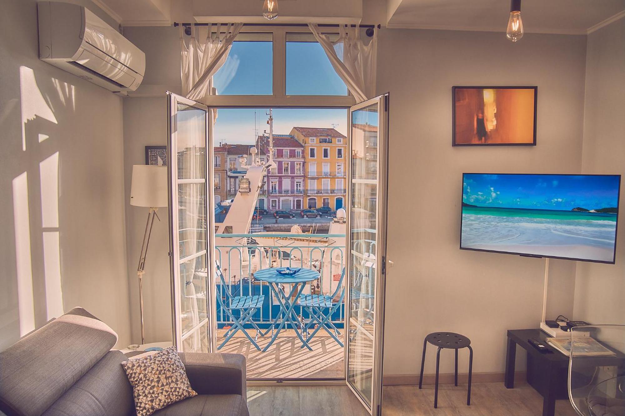 "Mario" Balcons Sur Le Canal Royal, Belle Vue, Climatise Sète Exterior foto